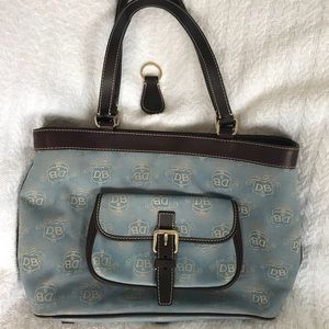 Dooney & Bourke Signature Canvas and Leather Purse